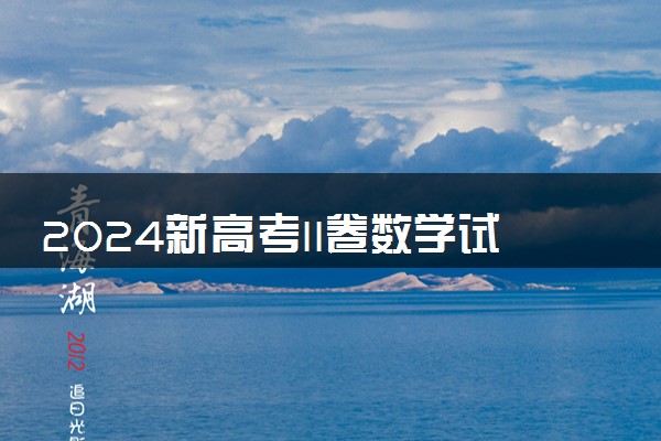 2024新高考II卷数学试题难不难