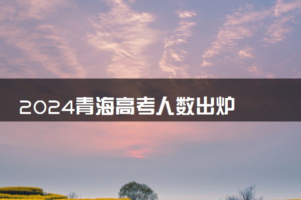 2024青海高考人数出炉 多少人参加考试