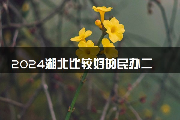 2024湖北比较好的民办二本有哪些 值得报考的5所二本推荐