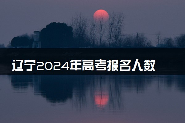 辽宁2024年高考报名人数 多少人参加高考