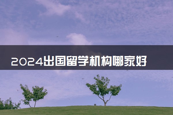 2024出国留学机构哪家好点击查看