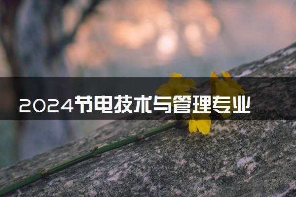 2024节电技术与管理专业主要学什么课程 就业前景及方向有哪些