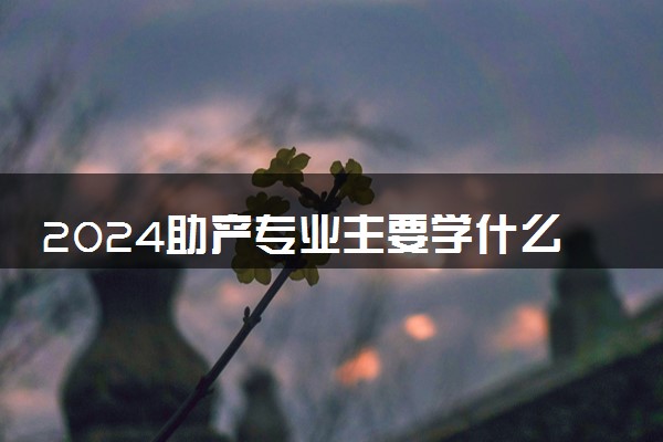 2024助产专业主要学什么课程 就业前景及方向有哪些