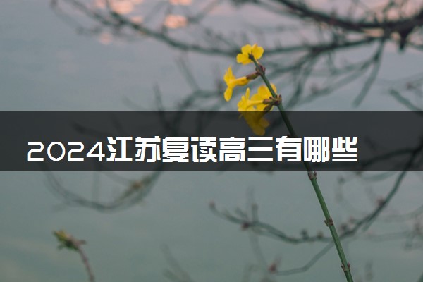 2024江苏复读高三有哪些学校 哪所复读学校最好