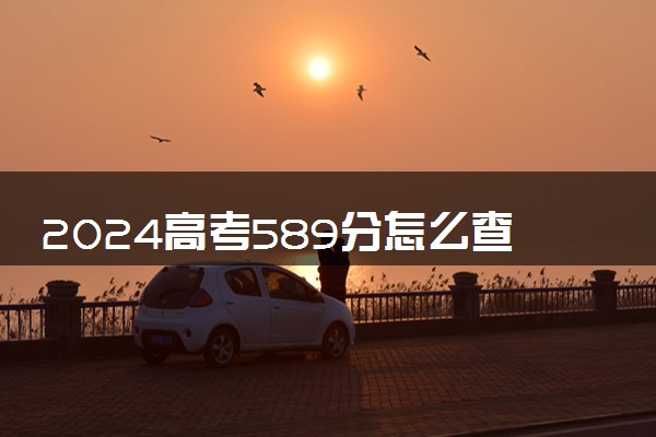 2024高考589分怎么查高校分数线 可以报考的大学有哪些