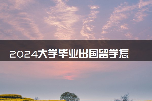 2024大学毕业出国留学怎么样啊 去哪个国家最好