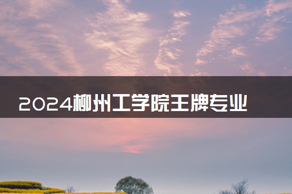 2024柳州工学院王牌专业有哪些 最好的专业是什么