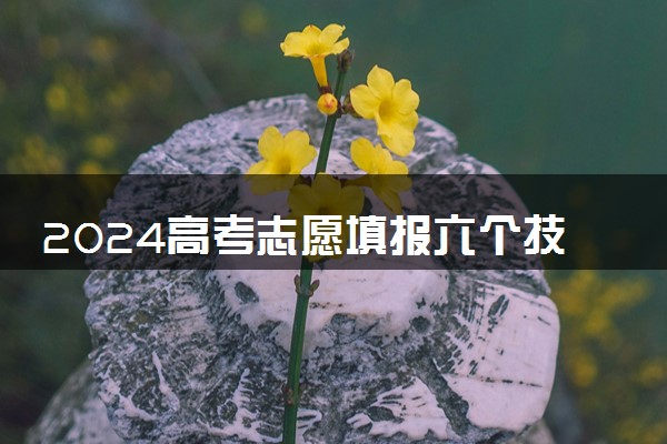 2024高考志愿填报六个技巧 需要考虑什么因素