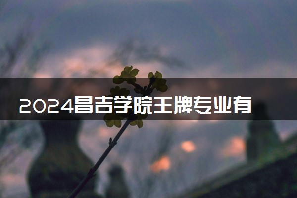 2024昌吉学院王牌专业有哪些 最好的专业是什么