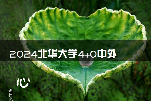 2024北华大学4+0中外合作办学专业有哪些 是双证吗