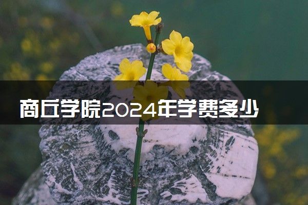 商丘学院2024年学费多少钱 一年各专业收费标准