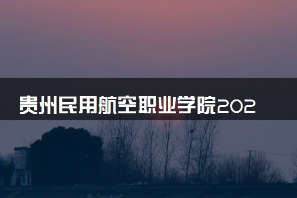 贵州民用航空职业学院2024年学费多少钱 一年各专业收费标准