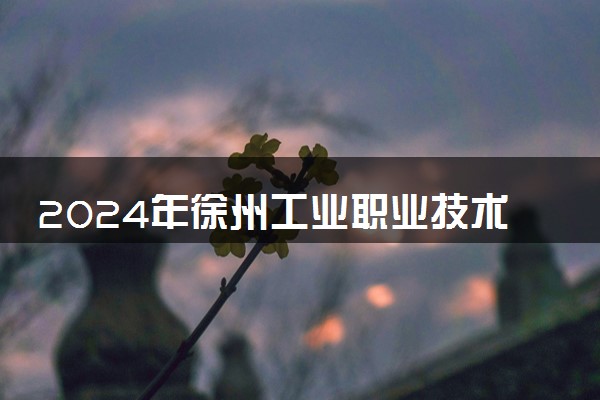 2024年徐州工业职业技术学院各省招生计划及招生人数 都招什么专业