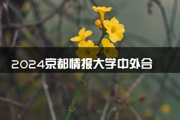 2024京都情报大学中外合作办学怎么样 文凭中国是否承认