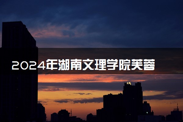 2024年湖南文理学院芙蓉学院各省招生计划及招生人数 都招什么专业