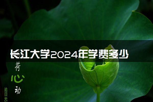 长江大学2024年学费多少钱 一年各专业收费标准