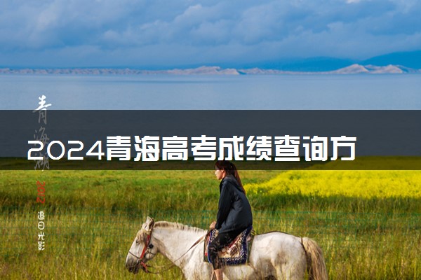 2024青海高考成绩查询方式及网址入口 有哪些途径
