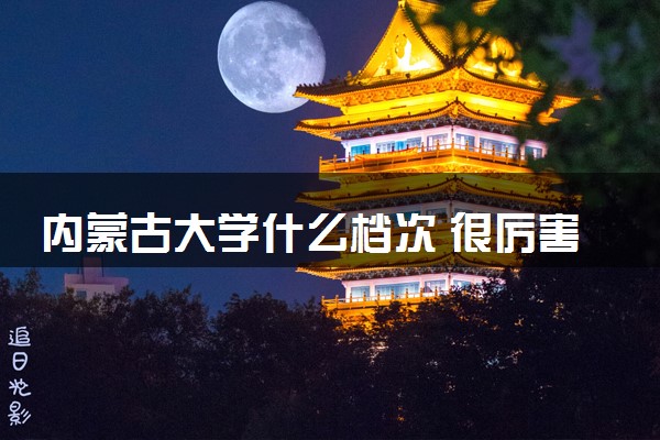 内蒙古大学什么档次 很厉害吗