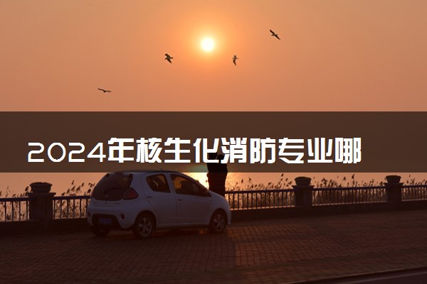2024年核生化消防专业哪些大学好 哪些院校核生化消防专业强