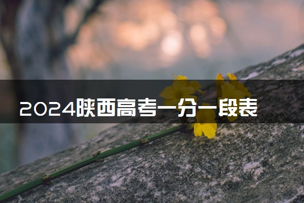 2024陕西高考一分一段表已公布 分数位次排名【理科+文科】