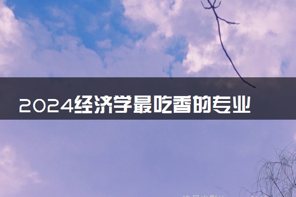 2024经济学最吃香的专业 哪些专业前景好