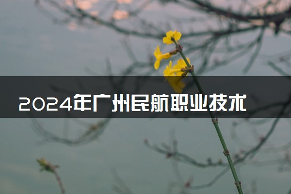 2024年广州民航职业技术学院招生计划专业及各省录取分数线位次