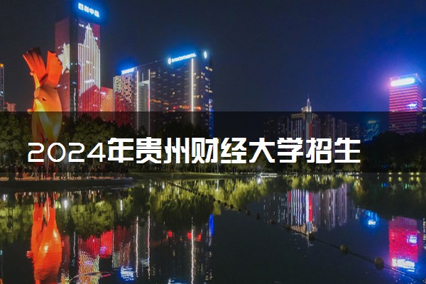 2024年贵州财经大学招生计划专业及各省录取分数线位次