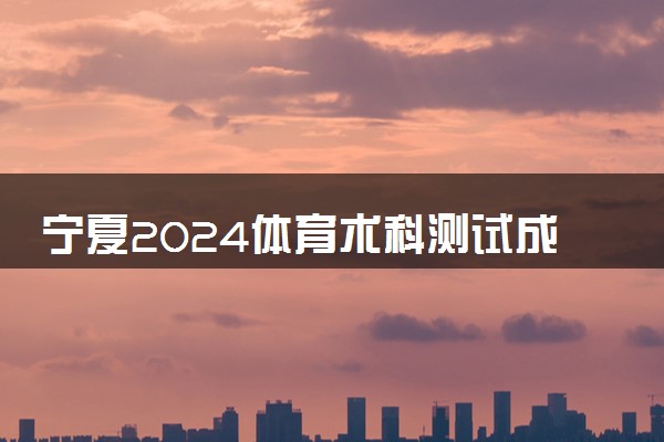 宁夏2024体育术科测试成绩一分一段表 成绩排名整理