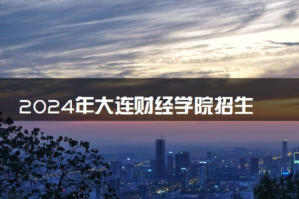 2024年大连财经学院招生计划专业及各省录取分数线位次