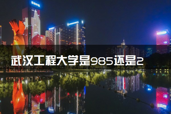 武汉工程大学是985还是211 录取分数线是多少