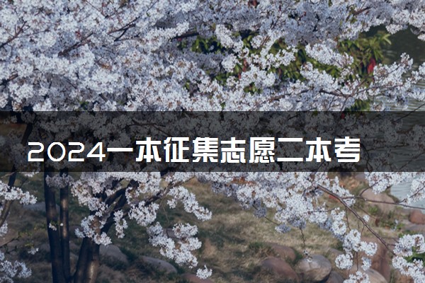 2024一本征集志愿二本考生能报吗 有限制吗