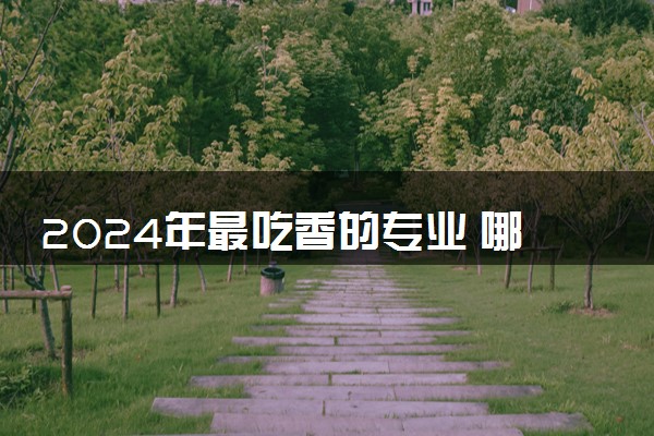 2024年最吃香的专业 哪些专业有前途