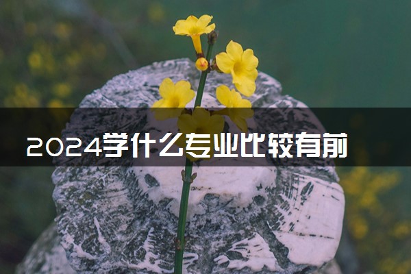 2024学什么专业比较有前途 哪些专业发展好