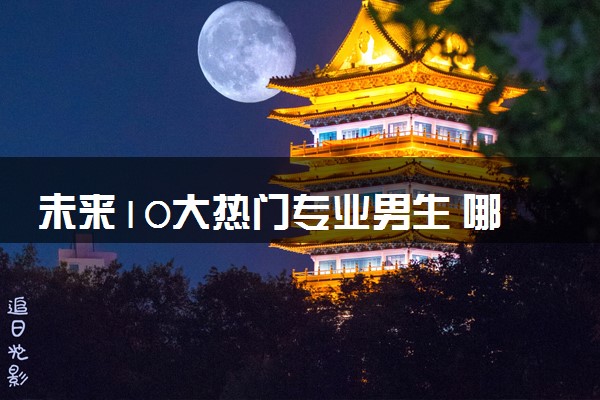 未来10大热门专业男生 哪些专业适合男生