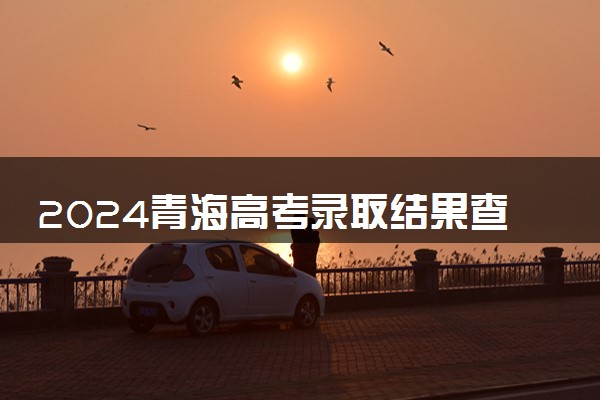 2024青海高考录取结果查询时间及入口 在哪查录取状态