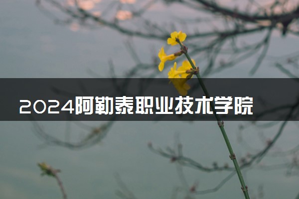 2024阿勒泰职业技术学院招生章程 录取规则是什么