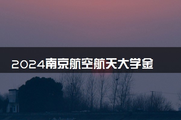 2024南京航空航天大学金城学院招生章程 录取规则是什么