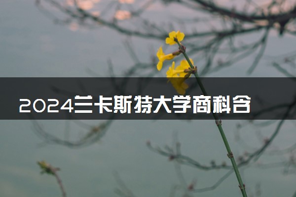 2024兰卡斯特大学商科含金量高吗 国内认可度高吗