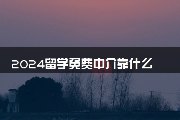 2024留学免费中介靠什么挣钱 可靠吗
