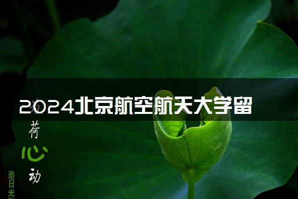 2024北京航空航天大学留学不去可以吗 有影响吗