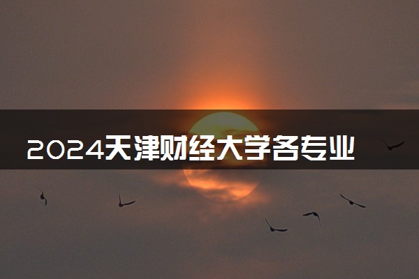 2024天津财经大学各专业考研分数线一览表 历年复试线汇总