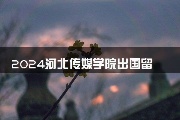 2024河北传媒学院出国留学容易吗 好找工作吗