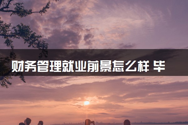 财务管理就业前景怎么样 毕业好工作吗