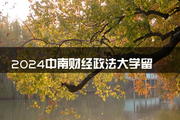 2024中南财经政法大学留学预科怎么报名 有要求吗