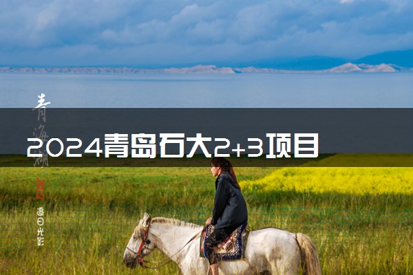 2024青岛石大2+3项目好吗 未来好就业吗