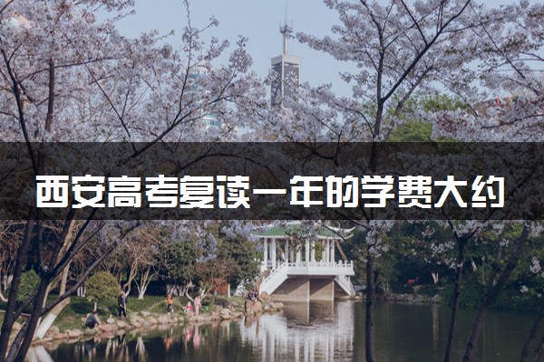 西安高考复读一年的学费大约多少