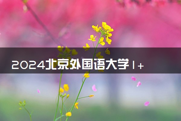 2024北京外国语大学1+3留学项目是真的吗 怎么样好不好