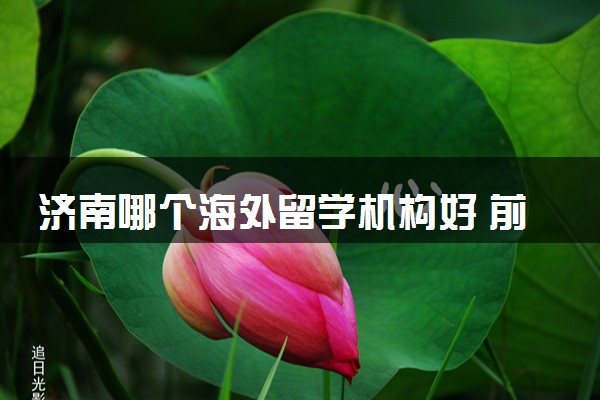济南哪个海外留学机构好 前十排名一览