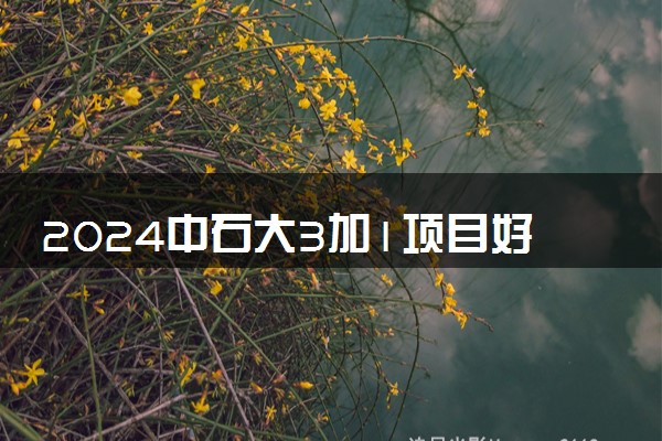 2024中石大3加1项目好就业吗 毕业后获得什么学历