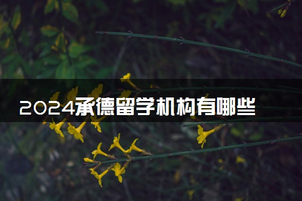 2024承德留学机构有哪些 找中介需要注意哪些事项